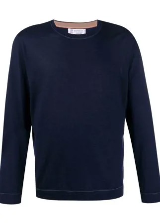 Brunello Cucinelli пуловер с круглым вырезом