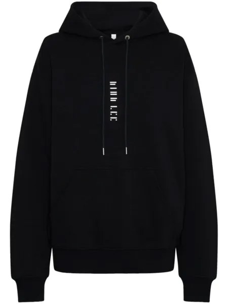 Dion Lee худи со светоотражающим принтом, черный