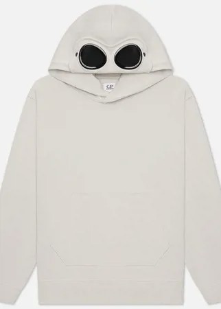 Мужская толстовка C.P. Company Diagonal Fleece Hooded Goggle, цвет серый, размер XXL