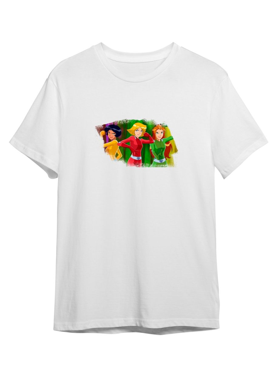 Футболка унисекс СувенирShop Тотали спайс/Totally Spies/Мультсериал 15 белая 5XL