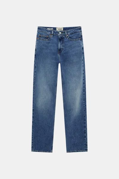 Джинсы мужские Pull&Bear PUL550683872 синие 42 EU. Доставка из-за рубежа.