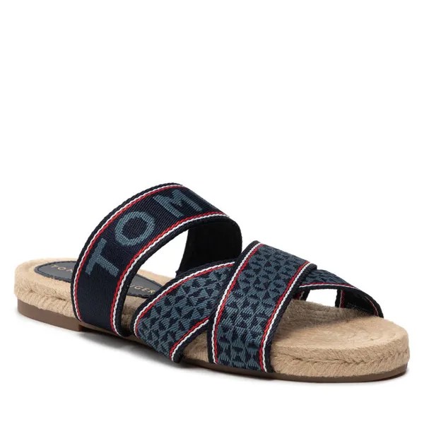 Эспадрильи Tommy Hilfiger WebbingFlat Espadrille, темно-синий