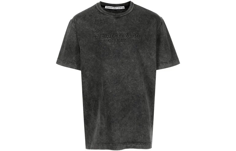 Футболка унисекс черная Alexander Wang, черный