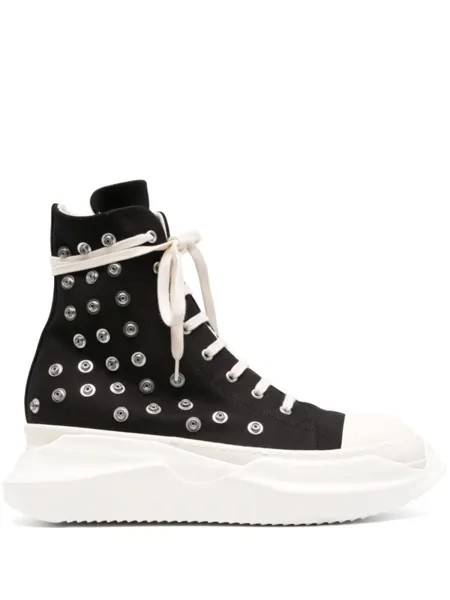 Rick Owens DRKSHDW высокие кеды Luxor Abstract, черный