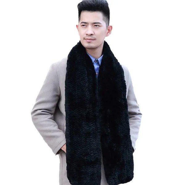 Мужской стиль, женский зимний теплый шейный платок, пушистый мягкий черный светильник-серый абрикосовый 180 см * 20 см