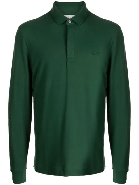 Lacoste рубашка поло с нашивкой-логотипом, зеленый