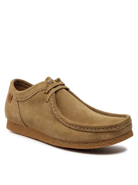 Полуботинки Clarks, коричневый