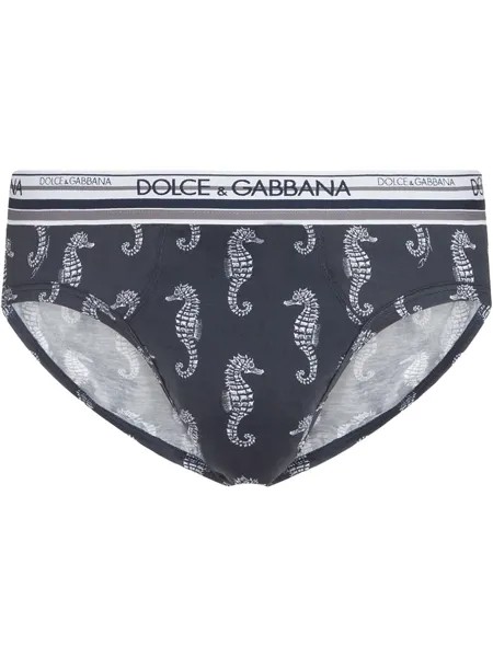 Dolce & Gabbana трусы-брифы с принтом