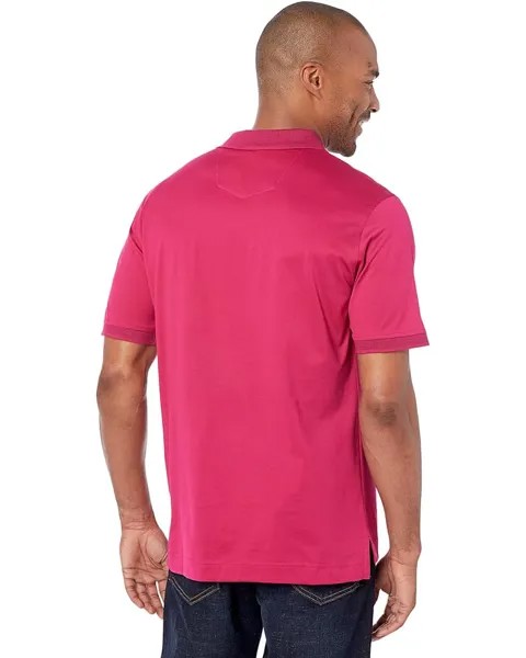 Поло Robert Graham Archie Short Sleeve Knit Polo, цвет Berry