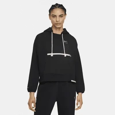 Худи Nike Dri-FIT Swoosh Fly Standard Issue, цвет Black/Pale Ivory