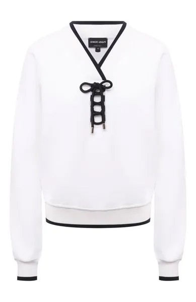 Хлопковый свитшот Giorgio Armani