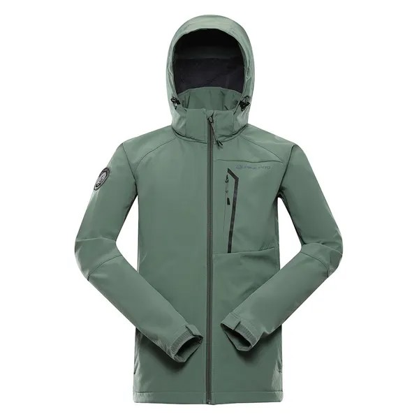Спортивная куртка Alpine Pro Hoor softshell, зеленый