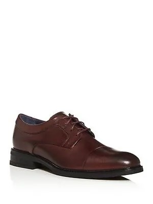 COLE HAAN Мужские кожаные оксфорды Maroon Hartsfield Cap Toe Block Heel 10 M