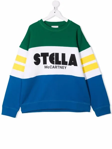 Stella McCartney Kids толстовка из органического хлопка с логотипом
