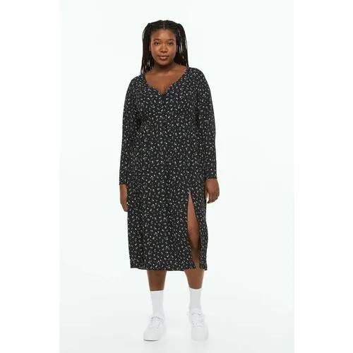 Платье H&M, размер 3XL, черный