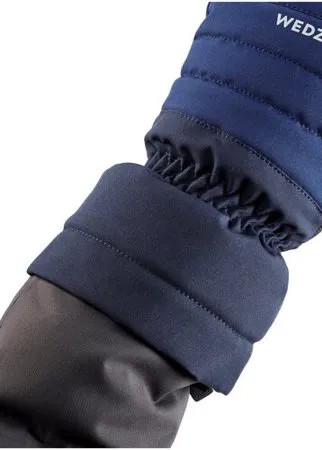 Перчатки лыжные для трассового катания для взрослых темно-синие 500 L WEDZE X Декатлон