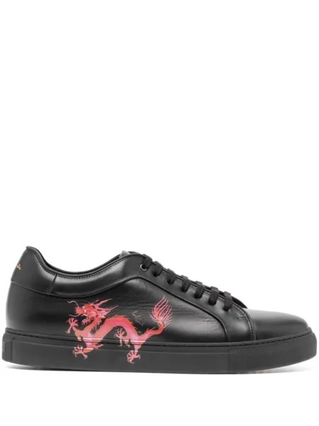 Paul Smith кеды с принтом, черный