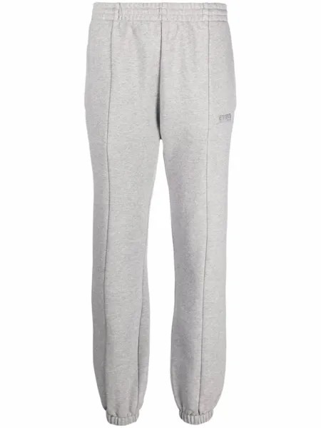 VETEMENTS спортивные брюки с логотипом, серый