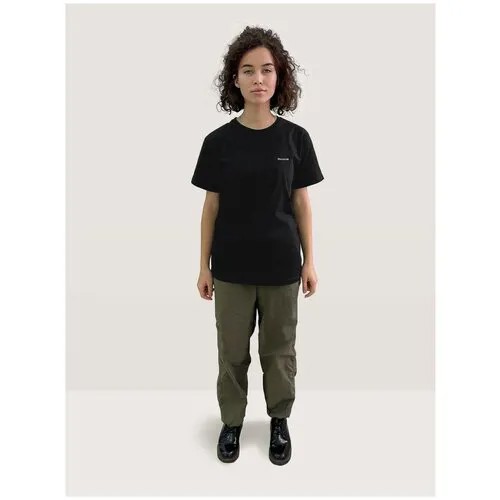 Футболка minimal trend, хлопок, размер 3XS, черный