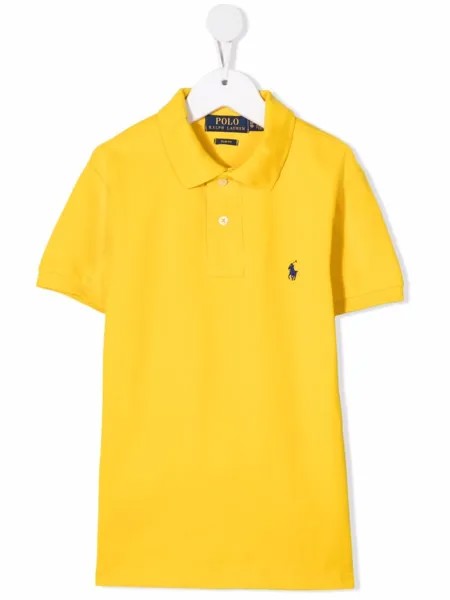 Ralph Lauren Kids рубашка поло с вышивкой Polo Pony