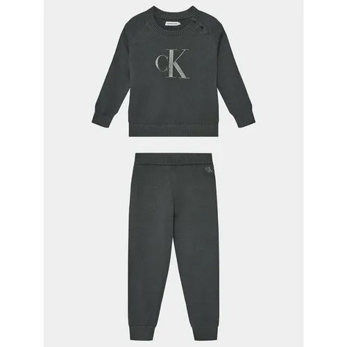 Костюм Calvin Klein Jeans, размер 92 [MET], серый