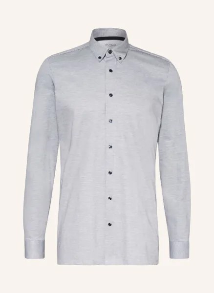 Рубашка OLYMP JerseyLuxor 24/Seven modern fit, темно-серый