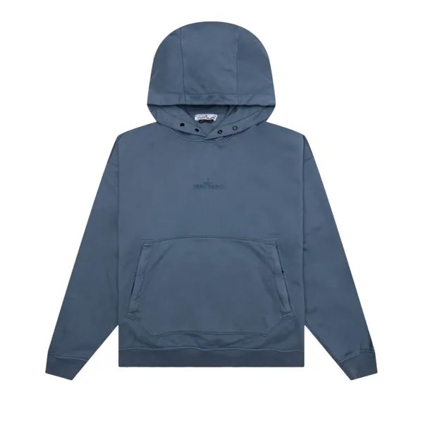 Толстовка Stone Island Hooded 'Avio Blue', синий