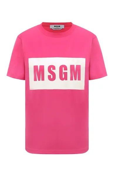 Хлопковая футболка MSGM