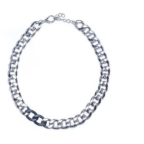 Колье Moon Paris, Ringo, с плоскими звеньями, MR-21.11-302 серебристый