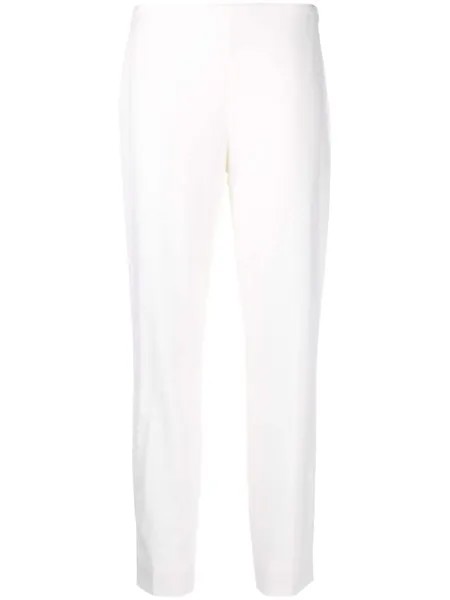 Ralph Lauren Collection брюки Annie кроя слим, нейтральный цвет