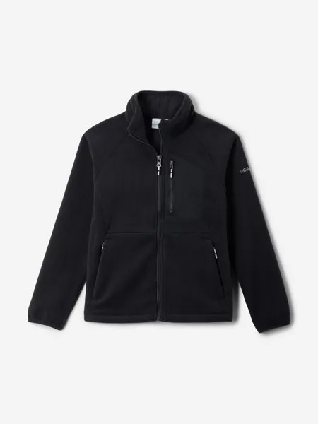 Джемпер флисовый для мальчиков Columbia Fast Trek IV Fleece Full Zip, Черный