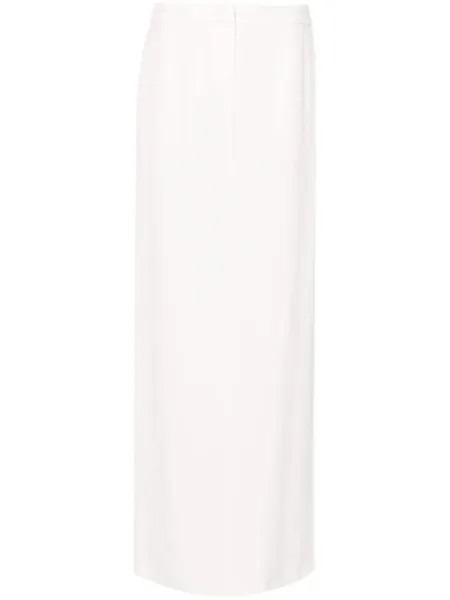 Alberta Ferretti юбка с завышенной талией, белый