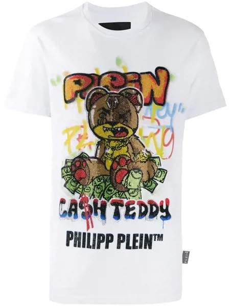 Philipp Plein Teddy Bear graffiti print T-shirt