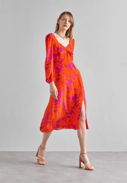 Летнее платье Evie Dress Diane von Furstenberg, цвет brushed petals orange