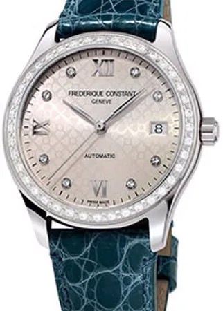Швейцарские наручные  женские часы Frederique Constant FC-303LGD3BD6. Коллекция Heart Beat