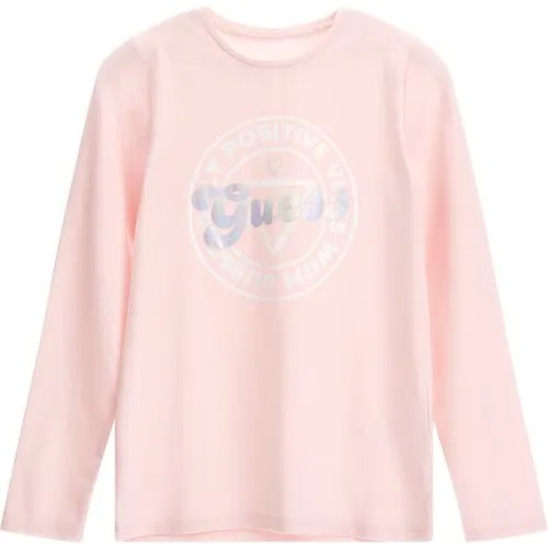 Футболка GUESS, размер 12, розовый