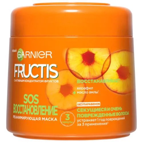 GARNIER Маска для волос Fructis SOS восстановление, 300 мл