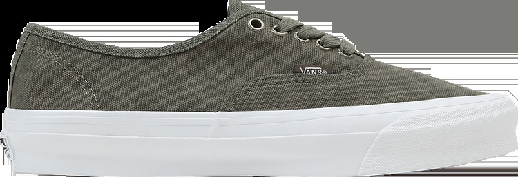 Кеды Vans OG Authentic LX Grape Leaf Checkerboard, зеленый