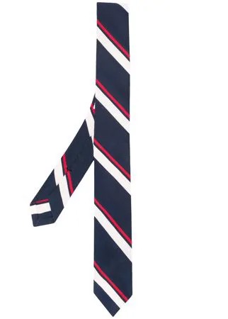 Thom Browne галстук в полоску RWB
