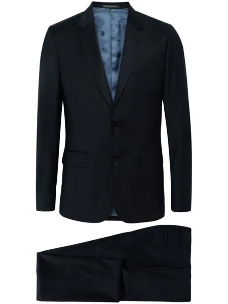 Paul Smith костюм из эластичной шерсти, синий