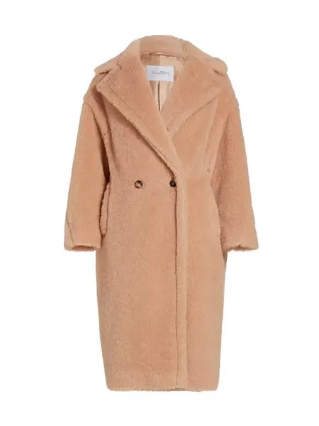 Пальто Tedgirl из смеси альпаки Max Mara, розовый