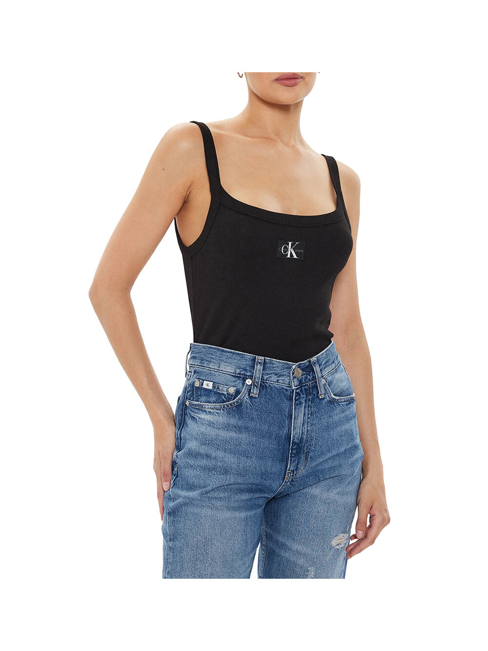 Черный женский топ Calvin Klein
