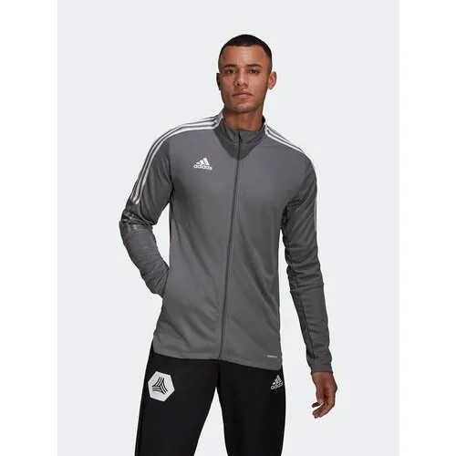 Олимпийка Adidas для мужчин, размер 2XL серый
