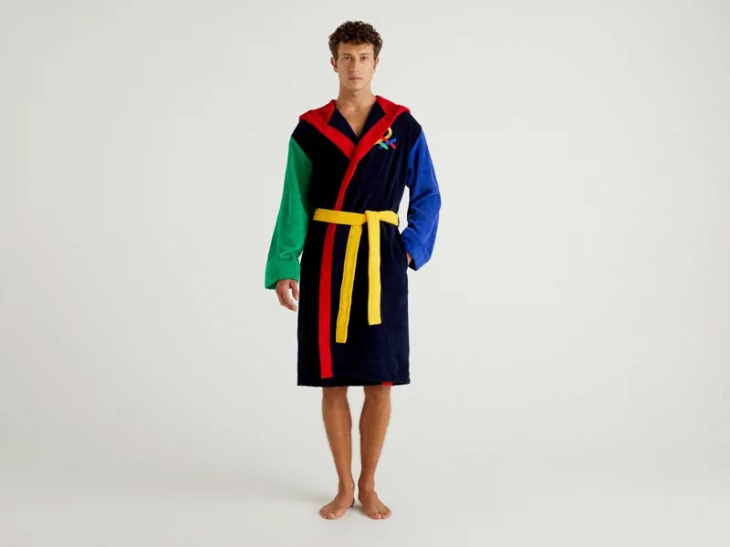 Домашний халат мужской United Colors of Benetton 21A_6FH3H71D6 разноцветный S