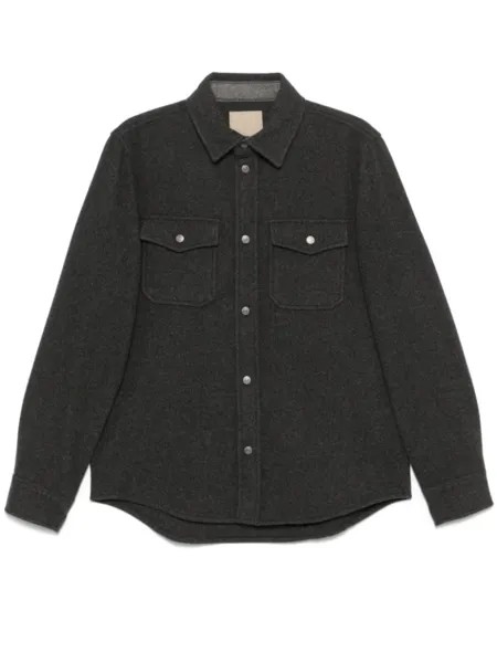 Woolrich рубашка с длинным рукавом куртка, серый