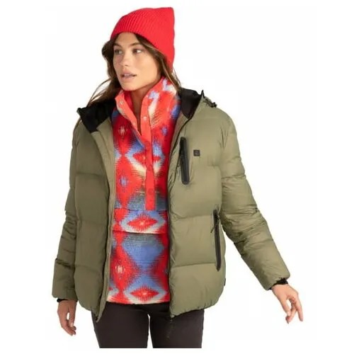 Женская Водостойкая Куртка Broadpeack, Цвет хаки, Размер XL