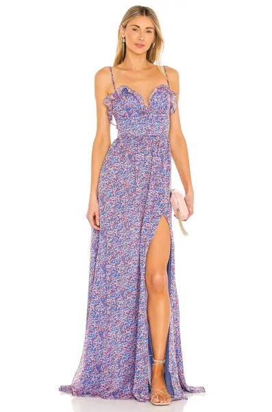 Платье SAU LEE Florence Gown, цвет Blue Multi