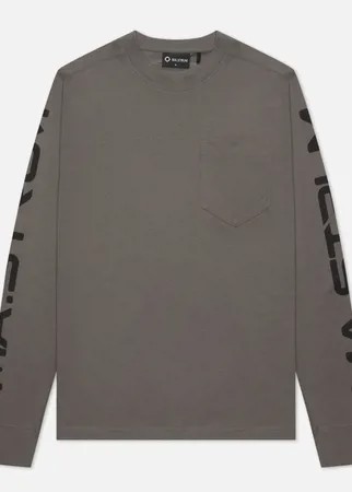 Мужской лонгслив MA.Strum Sleeve Print, цвет серый, размер M