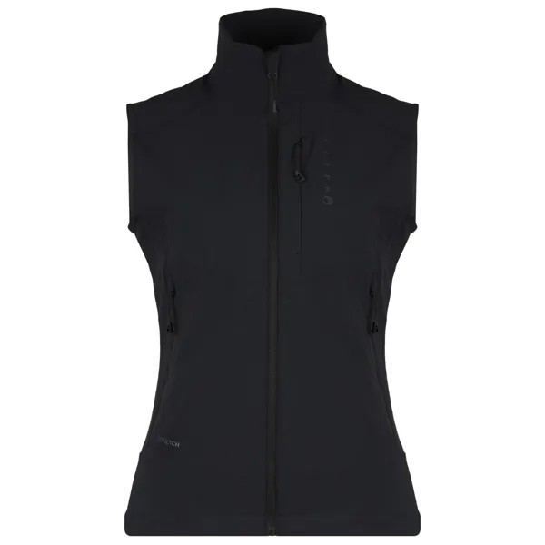 Жилет из софтшелла Halti Women's Pallas Evo X Stretch Vest, черный