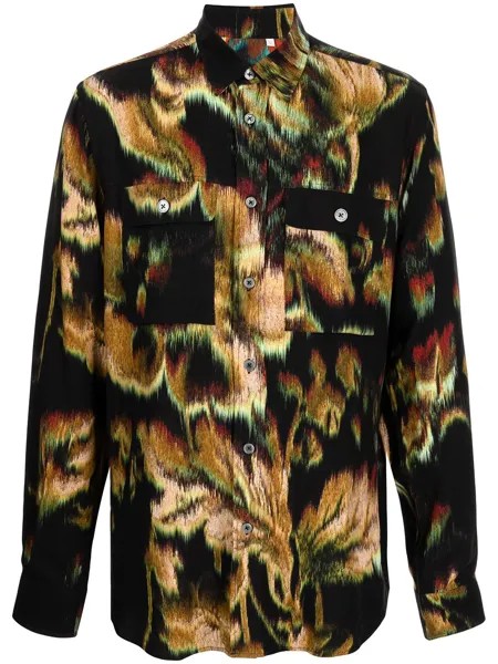 PAUL SMITH abstract-print long-sleeve shirt
